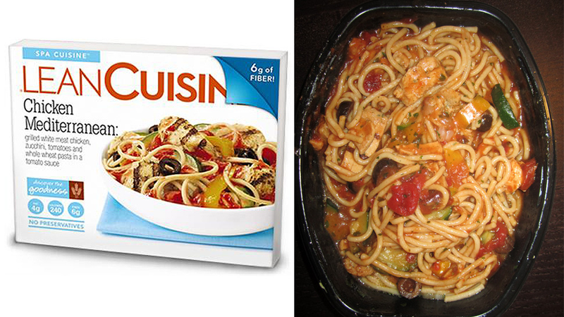 Illustration for article titled What Your Frozen Diet Dinners Really Look Like (Hint: Disgusting)
